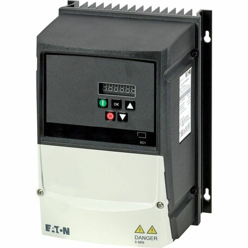 Eaton Frequenzumrichter 1phasig 230V 10.5A 1.1kW AC DC1-S2011FB-A66OE1