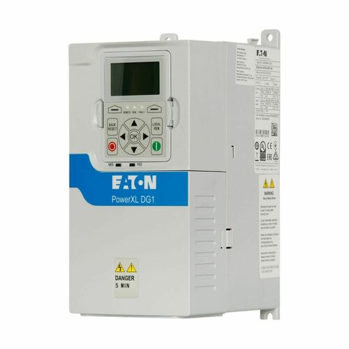 Eaton Frequenzumrichter 3phasig 230V 3.7A 0.75kW AC DG1-323D7EB-C20C