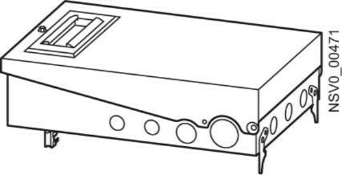 Siemens Dig.Industr. Abgangskasten 125A 1x 3pol. GS00 BD2-AK3X/GS00