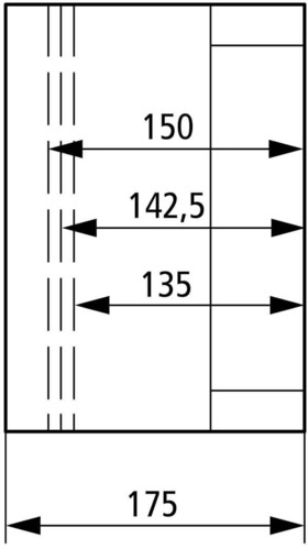 Eaton Einzelgehäuse m. glatten Seiten CI23X-150