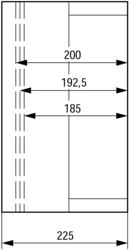 Eaton Einzelgehäuse m. glatten Seiten CI44X-200