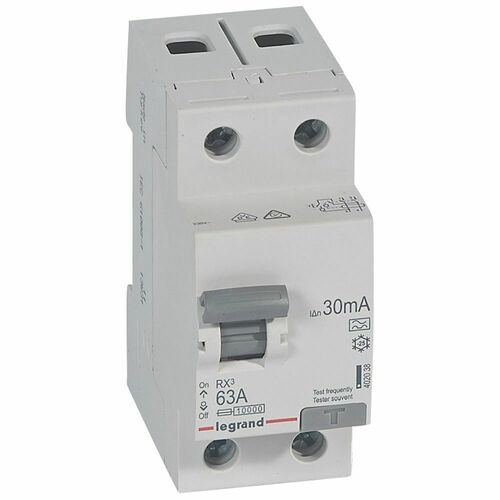 Legrand Fehlerstromschutzschalter 63A, 2-polig, 30mA Legrand 402038 Legrand Fehlerstromschutzschalter 63A, 2-polig, 30mA Legrand 402038