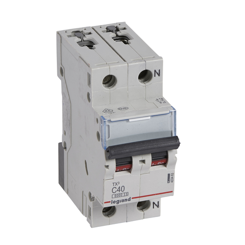 Legrand Leitungsschutzschalter C40A 1-polig+N,6kA Legrand 403463 Legrand Leitungsschutzschalter C40A 1-polig+N,6kA Legrand 403463