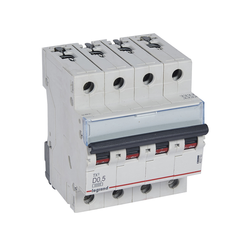 Legrand Leitungsschutzschalter D0,5A 4-polig 6kA Legrand 403763