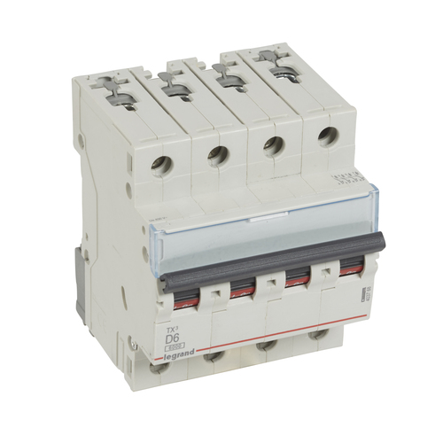 Legrand Leitungsschutzschalter D6A 4-polig 6kA Legrand 403768