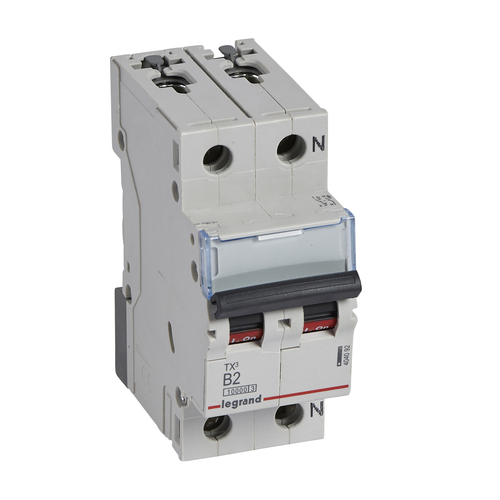 Legrand Leitungsschutzschalter B, 2A1-polig+N 10kA Legrand 404092 Legrand Leitungsschutzschalter B, 2A1-polig+N 10kA Legrand 404092