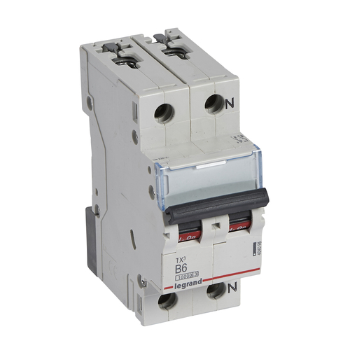 Legrand Leitungsschutzschalter B6A 1-polig+N 10kA Legrand 404095