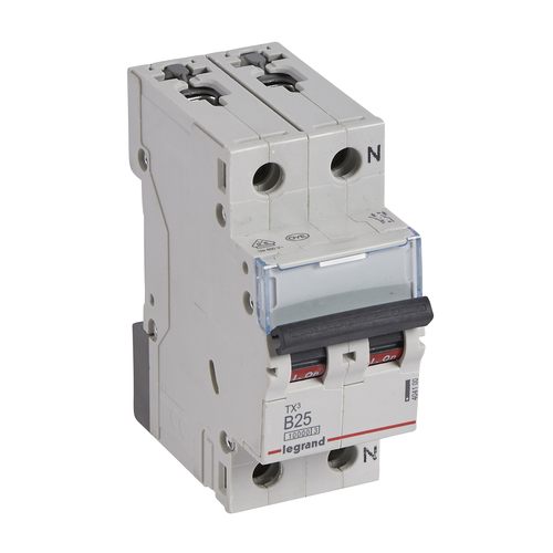 Legrand Leitungsschutzschalter B25A 1-polig+N 10kA Legrand 404100 Legrand Leitungsschutzschalter B25A 1-polig+N 10kA Legrand 404100