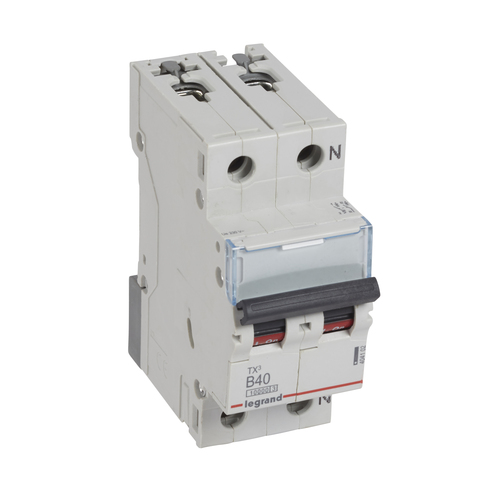 Legrand Leitungsschutzschalter B40A 1-polig+N 10kA Legrand 404102 Legrand Leitungsschutzschalter B40A 1-polig+N 10kA Legrand 404102