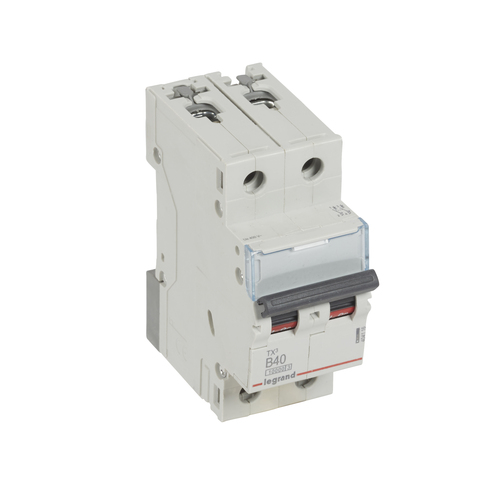 Legrand Leitungsschutzschalter B40A 2-polig 10kA Legrand 404116 Legrand Leitungsschutzschalter B40A 2-polig 10kA Legrand 404116