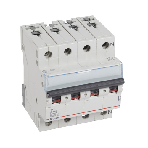 Legrand Leitungsschutzschalter B20A 3-polig+N 10kA Legrand 404141