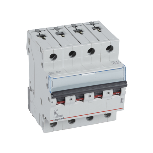 Legrand Leitungsschutzschalter B6A 4-polig 10kA Legrand 404151
