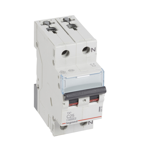 Legrand Leitungsschutzschalter C25A 1-polig+N 10kA Legrand 404190 Legrand Leitungsschutzschalter C25A 1-polig+N 10kA Legrand 404190