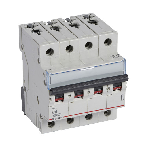 Legrand Leitungsschutzschalter C6A 4-polig 10kA Legrand 404252