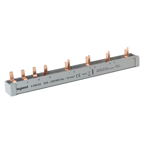 Legrand (BT) Stiftkammschienen-Kombi. 1FI4P u. 4AFDD + LS Legrand 404984