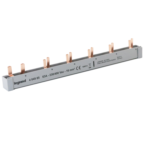 Legrand (BT) Stiftkammschienen-Kombi. 1 FI 2p + 5 AFDD LS Legrand 404985