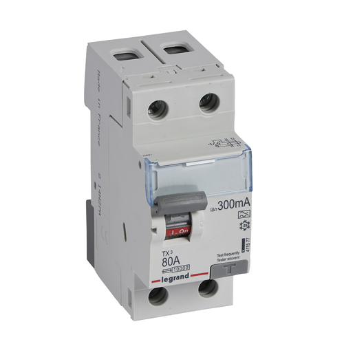 Legrand Fehlerstromschutzschalter 80A,2pol300mA,230VAC Legrand 411577