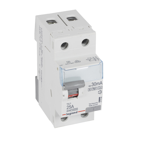 Legrand Fehlerstromschutzschalter 25A,2pol,30mA,230VAC Legrand 411595
