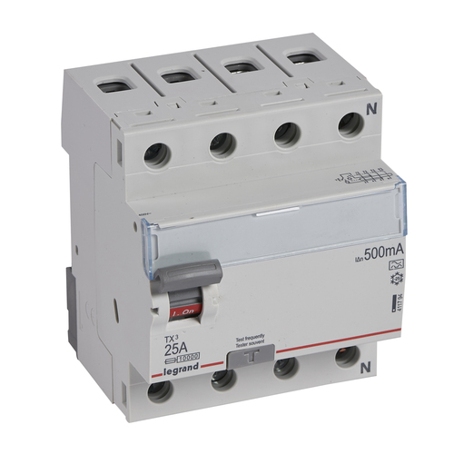 Legrand (BT) Fehlerstromschutzschalter 25A, 4-polig, 500mA Legrand 411794