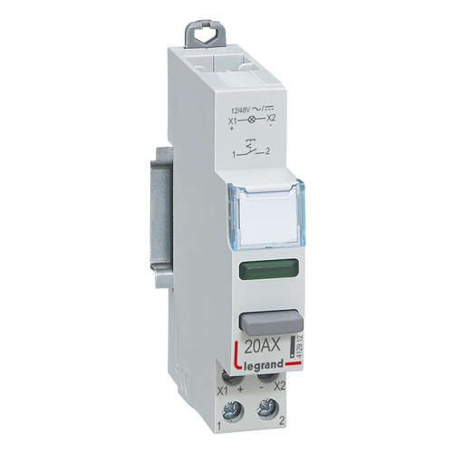 Legrand (BT) Druckschalter Schließer, LED Grün Legrand 412912