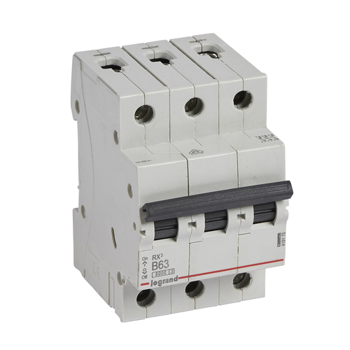 Legrand (BT) Leitungsschutzschalter 63A, 3-polig, 6kA Legrand 419175
