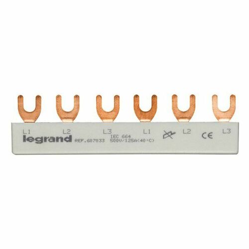 Legrand (BT) Gabelkammschiene 6TE, 10 qmm Legrand 607033