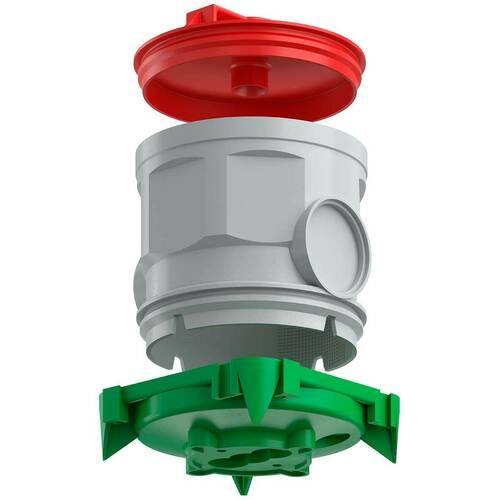 Kaiser Abzweigdose Auslaß D=35mm 1264-50