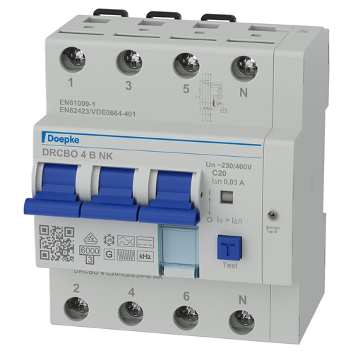 Doepke FI-/LS-Kombination DRCBO4C20/0,03/3NBNK