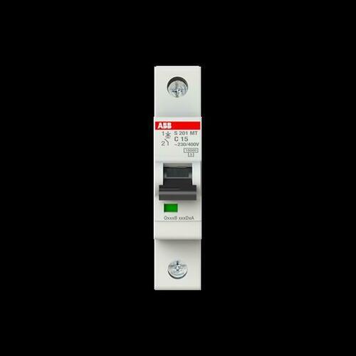 ABB Stotz S&J Sicherungsautomat C-Char. 10kA, 15A, 1P S201MT-C15