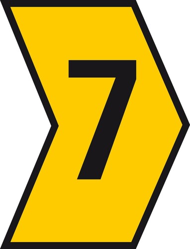 HellermannTyton Kennzeichnungstülle (7) ge, auf Rolle HG2-5-7-PVC-YE-M4