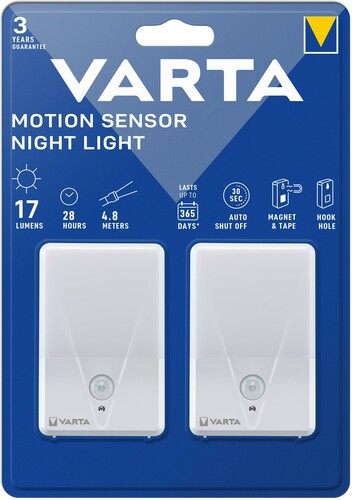 Varta Cons.Varta Bewegungsnachtlicht TwinPack o.Batterien Night Light Bli.2