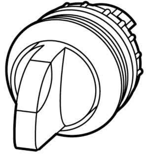 Eaton Leuchtwahltaste m.Knebelg. 3 Stell.,grün M22-WLK3-G