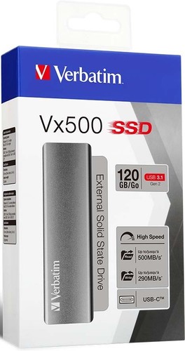 Verbatim SSD Extern 120GB USB3.1 4,57 cm(1,8Z) VERBATIM 47441