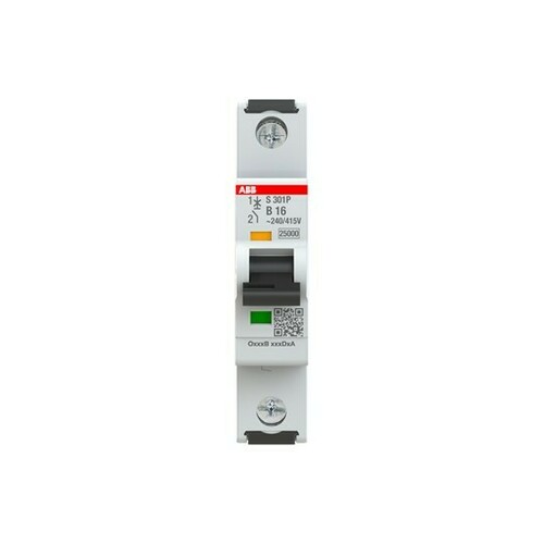 ABB Stotz S&J Sicherungsautomat 25kA, 6A, 1P S301P-B6 ABB Stotz S&J Sicherungsautomat 25kA, 6A, 1P S301P-B6