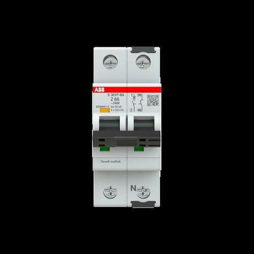 ABB Stotz S&J Sicherungsautomat Z-Char. 25kA, 8A, 1+NA S301P-Z8NA