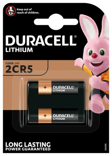 Hückmann Batterie Lithium 6V 2CR5 Duracell D2CR5 (Bli.1)