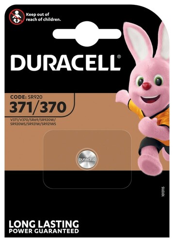 Hückmann Uhrenbatterie 1,55V 371/370 Duracell D371/370 (Bli.1)