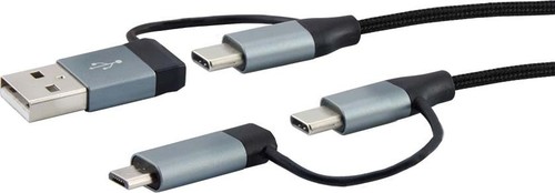 E+P Elektrik 4in1 USB-Kabel USB2.0,max.20V/3A CCK549