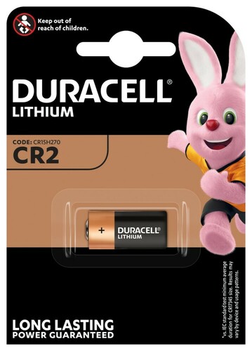 Hückmann Batterie Lithium 3V CR2 Duracell DCR2 Ultra (Bli.1)