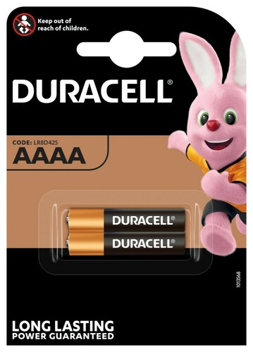 Hückmann Batterie 1,5V Mini AAAA Ultra Duracell MX2500-AAAA K2 Bli.2
