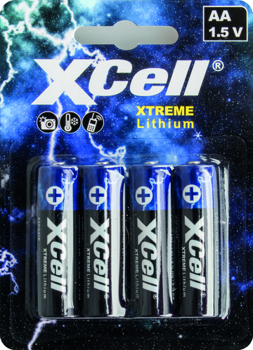 Hückmann Batterie XTREME Lithium FR6/L91 AA Mignon XcellXtremFR6 Bli.4