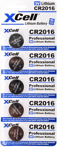 Hückmann Knopfzelle Lithium 3V CR2016 90mAh XCR2016 (5er)