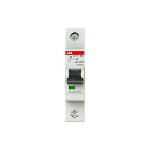 ABB Stotz S&J Sicherungsautomat 10kA, 6A, 1P S201MT-D6 ABB Stotz S&J Sicherungsautomat 10kA, 6A, 1P S201MT-D6