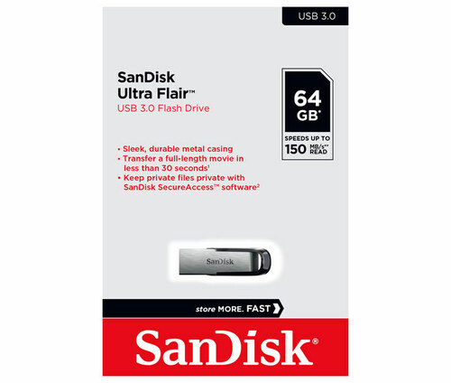 Sandisk USB-Stick 64GB 3.0 Sandisk,UltraFlair SDCZ73-064G-G46