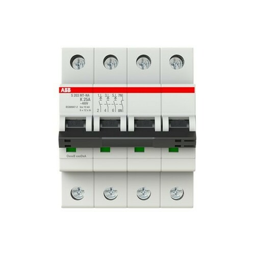 ABB Stotz S&J Sicherungsautomat 10kA, 25A, 3P S203MT-K25NA
