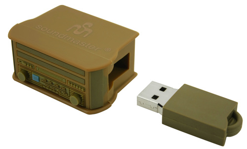 Soundmaster 8 GB-USB-Stick Miniaturnachahmung NR5U br