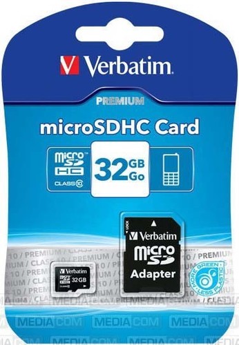 Verbatim microSDHC-Card 32GB Class 10 VERBATIM 44083