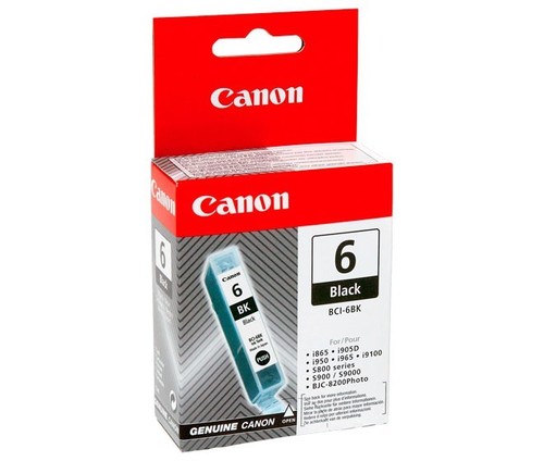 Canon Tintenpatrone schwarz CANON BCI-6BK 13mlsw