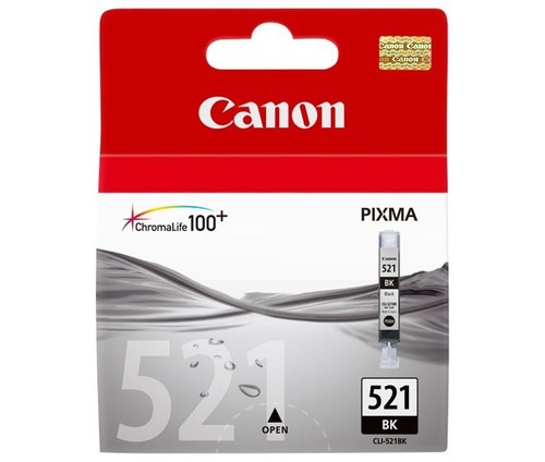 Canon Tintenpatrone schwarz CANON CLI-521BK9mlsw