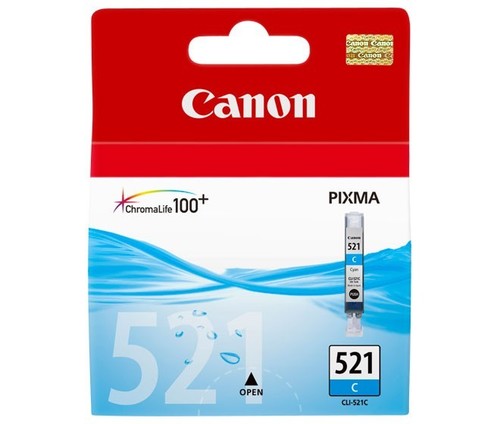 Canon Tintenpatrone cyan CLI-521C 9mlcy